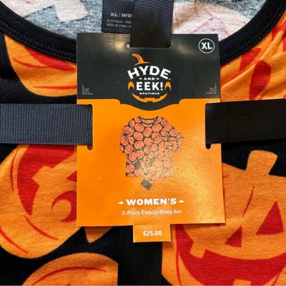Target Hyde & Eek! | 2-Piece Family Sleep Set Pumpkins Print | Size Extra Large - Picture 4 of 6